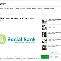 Social Bank adquire a empresa Vale Presente
